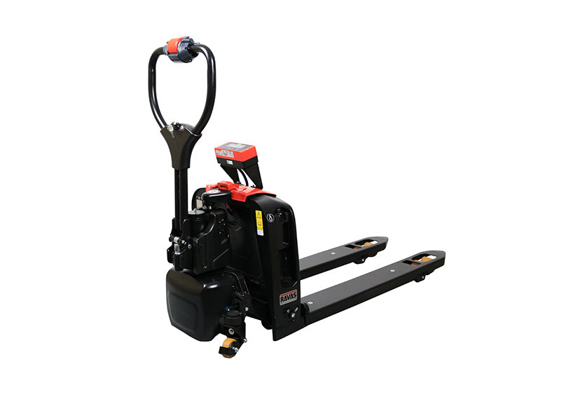 Porta-paletes elétrico RAVAS Ergo Truck-2 – trazione elétrica, pesagem integrada, Li-ion 24V