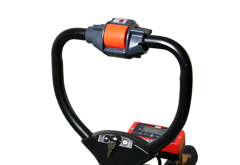 Porta-paletes elétrico RAVAS Ergo Truck-2 – trazione elétrica, pesagem integrada, Li-ion 24V