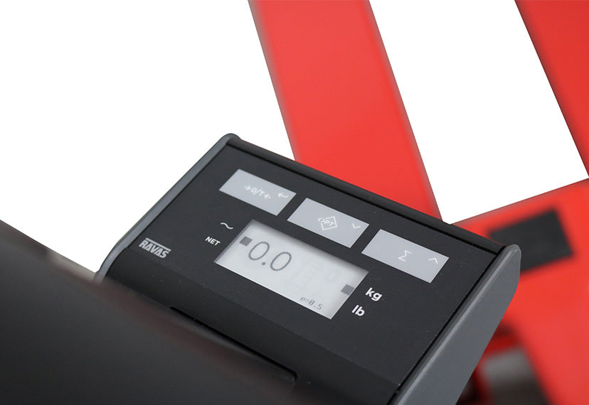 Porta-paletes pesapallet RAVAS iPT Essential – tecnologia RedBox, Li-ion 6 meses, display EPD