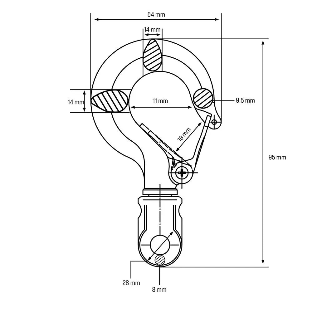Paranco elettrico Güde GSZ 200/400 – portata 200 kg in tiro diretto o 400 kg con carrucola, fune 12 m