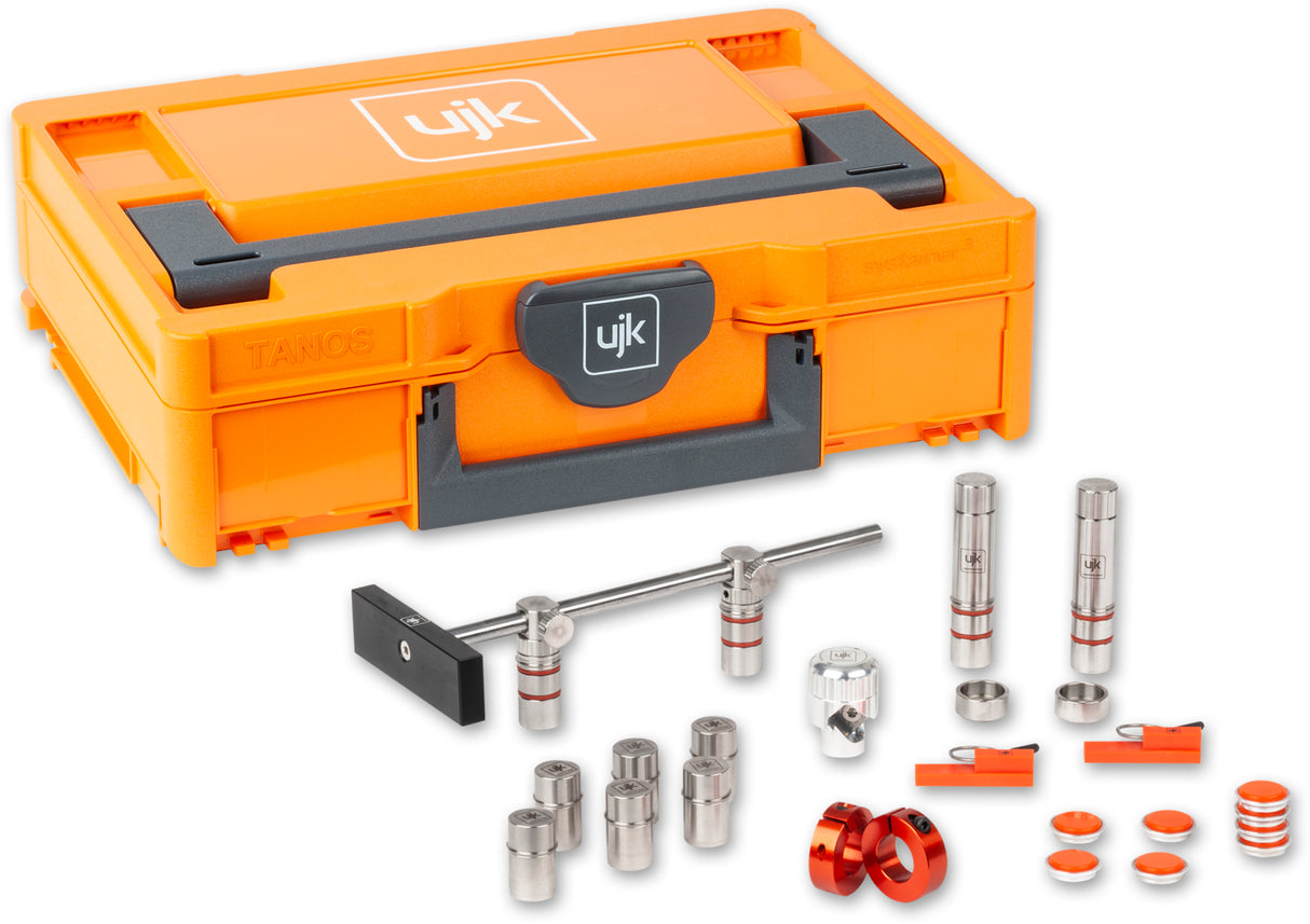 Kit accessori cane di serraggio autobloccante UJK in custodia T-LOC
