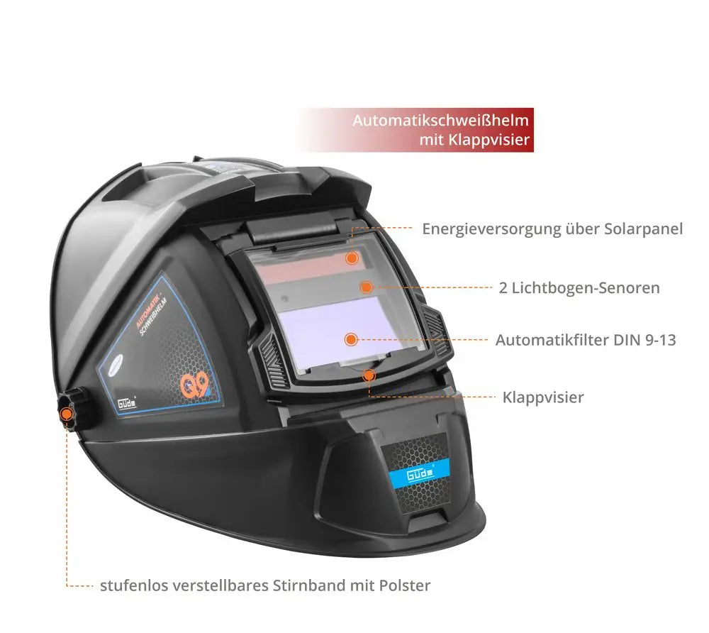 Máscara de soldar automática Güde GSH-K