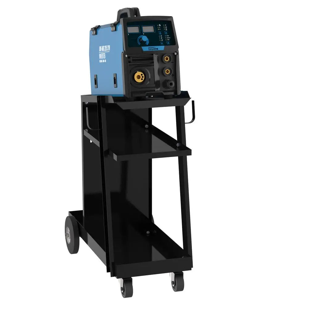 Máquina de soldar inverter multiprocesso Güde Uni-Mig 205 SYN – MIG/MAG, MMA, fio fluxado e TIG