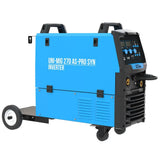 Máquina de soldar multiprocesso Güde Uni-Mig 270 AS-Pro SYN – inversor trifásico 400V, MIG/MAG, MMA, fio fluxado e TIG