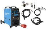 Máquina de soldar multiprocesso Güde Uni-Mig 270 AS-Pro SYN – inversor trifásico 400V, MIG/MAG, MMA, fio fluxado e TIG