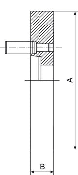 Acessório para máquina-ferramenta Bernardo Flanges de bucha FL-400/D8