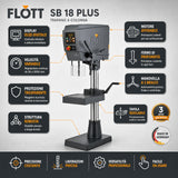 Trapano a colonna Flott SB 18 Plus Inverter 30-3000 rpm