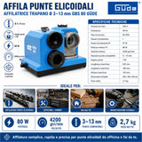 Afiadora de brocas Güde GBS 80