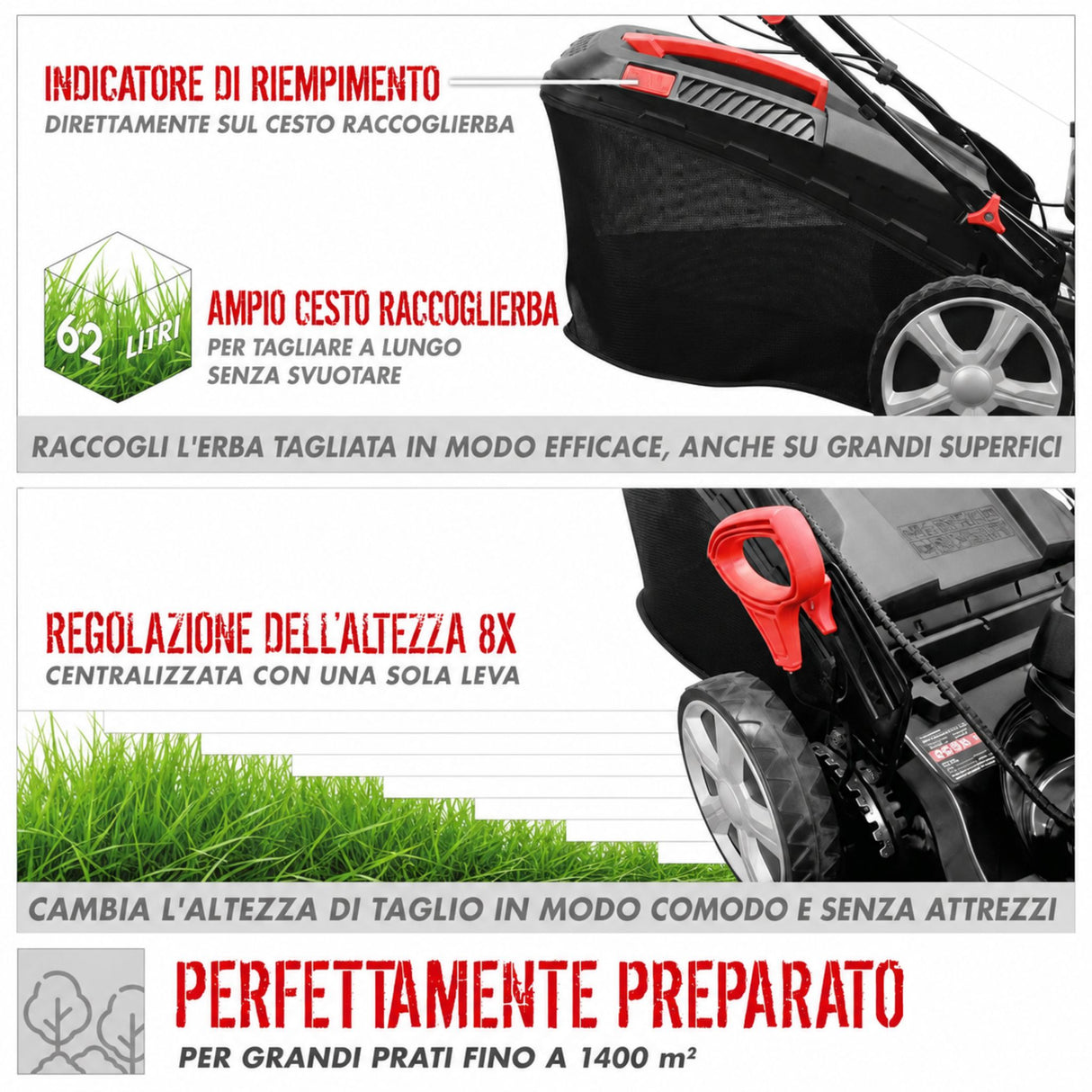 Tosaerba Güde ECO WHEELER 464.4 R Li ES