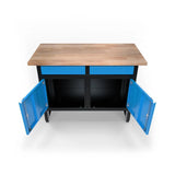 Banco da lavoro Guede GW 2/2 – 300 kg con cassetti e ante