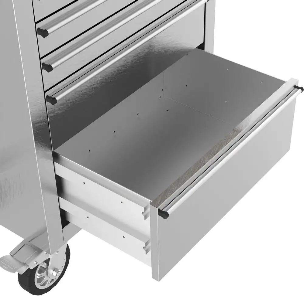 Carrello portautensili con banco GW 5 INOX – Acciaio inox su ruote