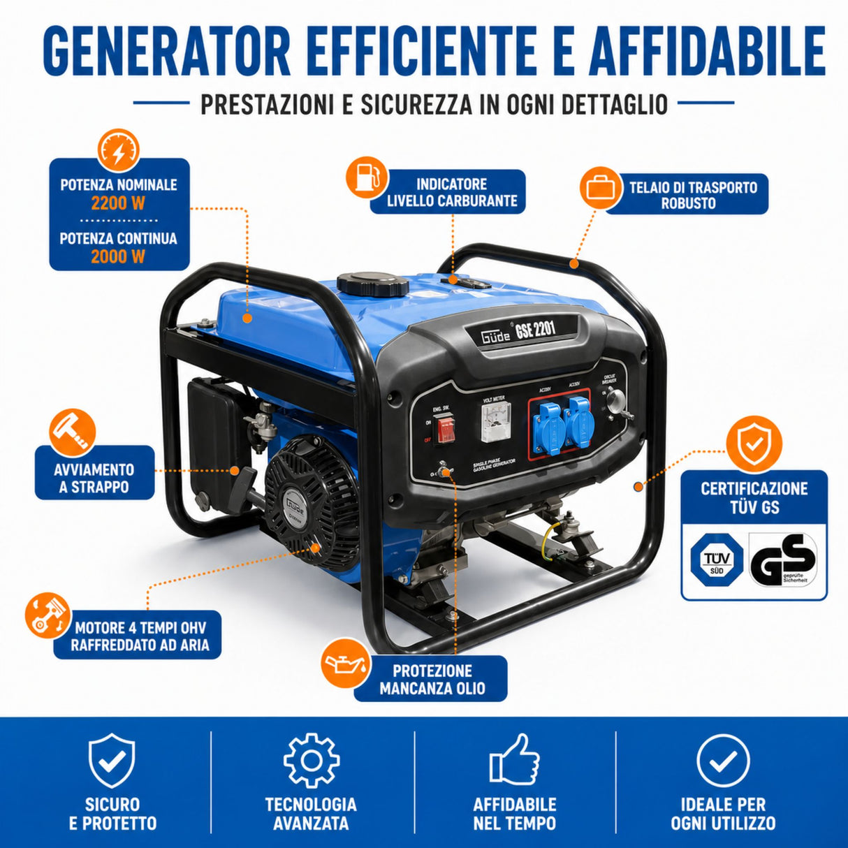 Generatore Güde GSE 2701