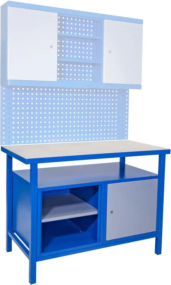 Banco da lavoro Güde P 1200 T con armadio chiudibile