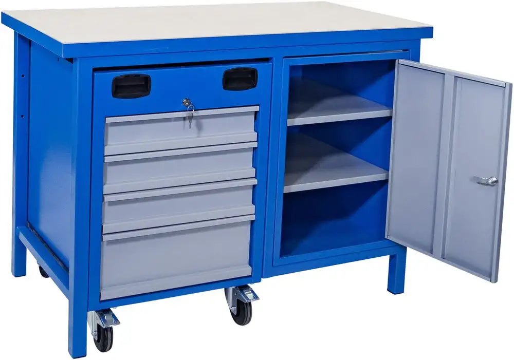 Banco da lavoro Guede da lavoro 1200 SLT MULTI con carrello integrato