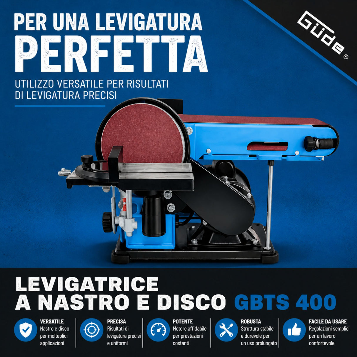 Levigatrice Guede GBTS 400