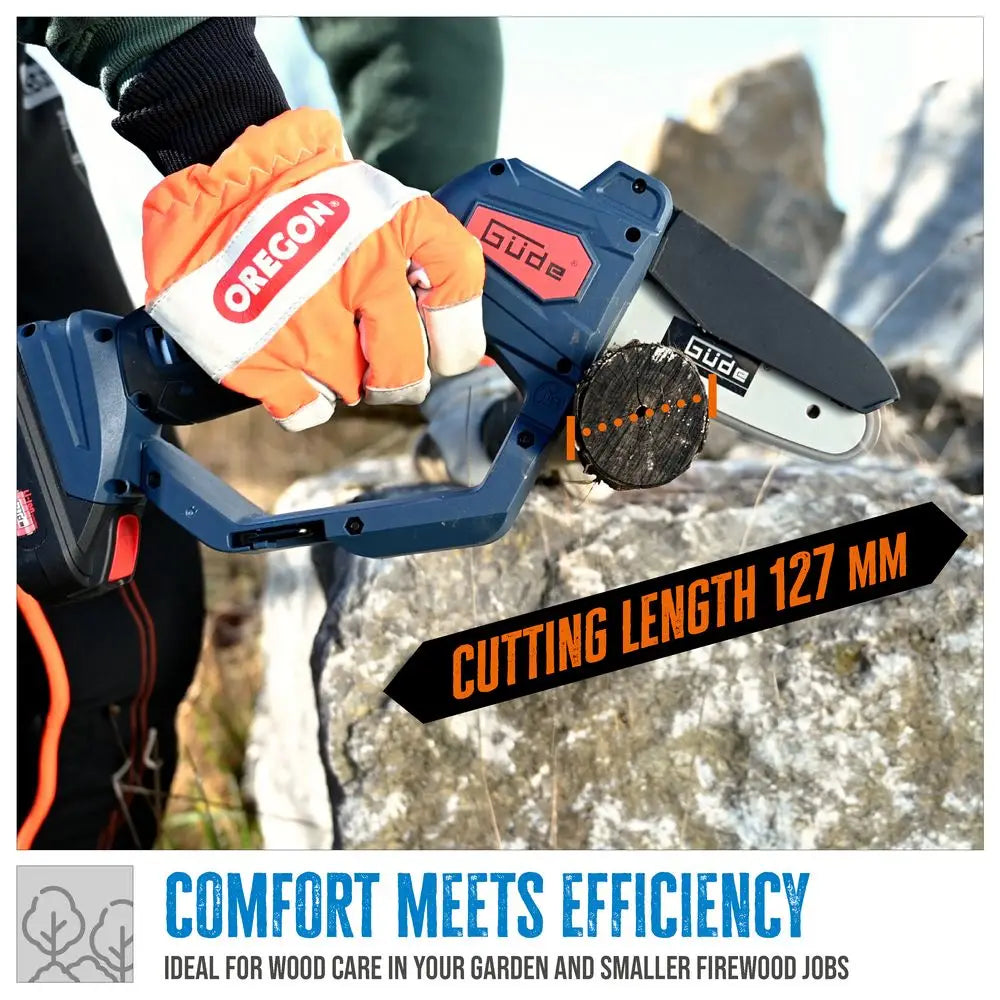 Mini motosega Güde MK 18-201-05 – Compatta con batteria 2 Ah