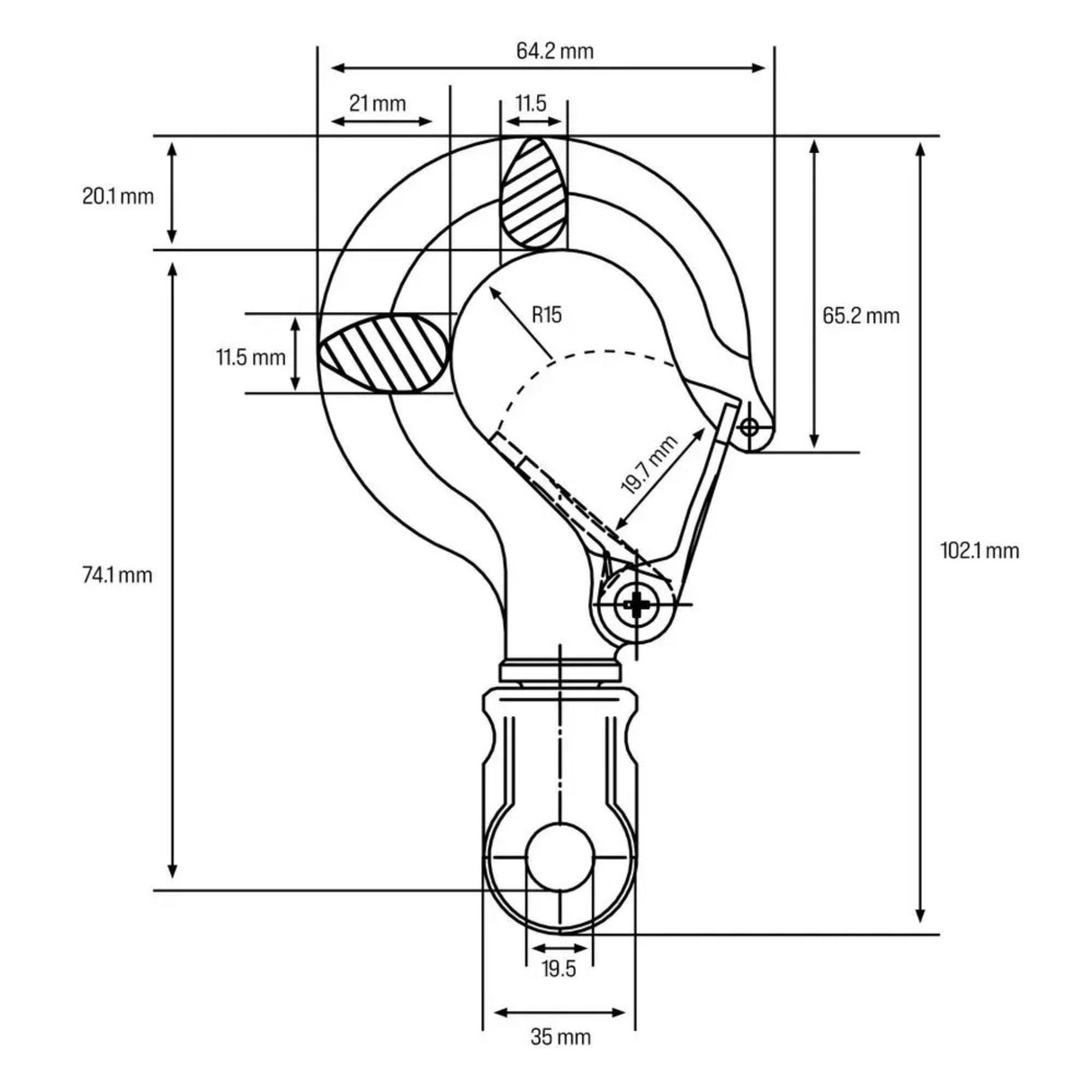 Paranco a leva manuale Güde HS-2000