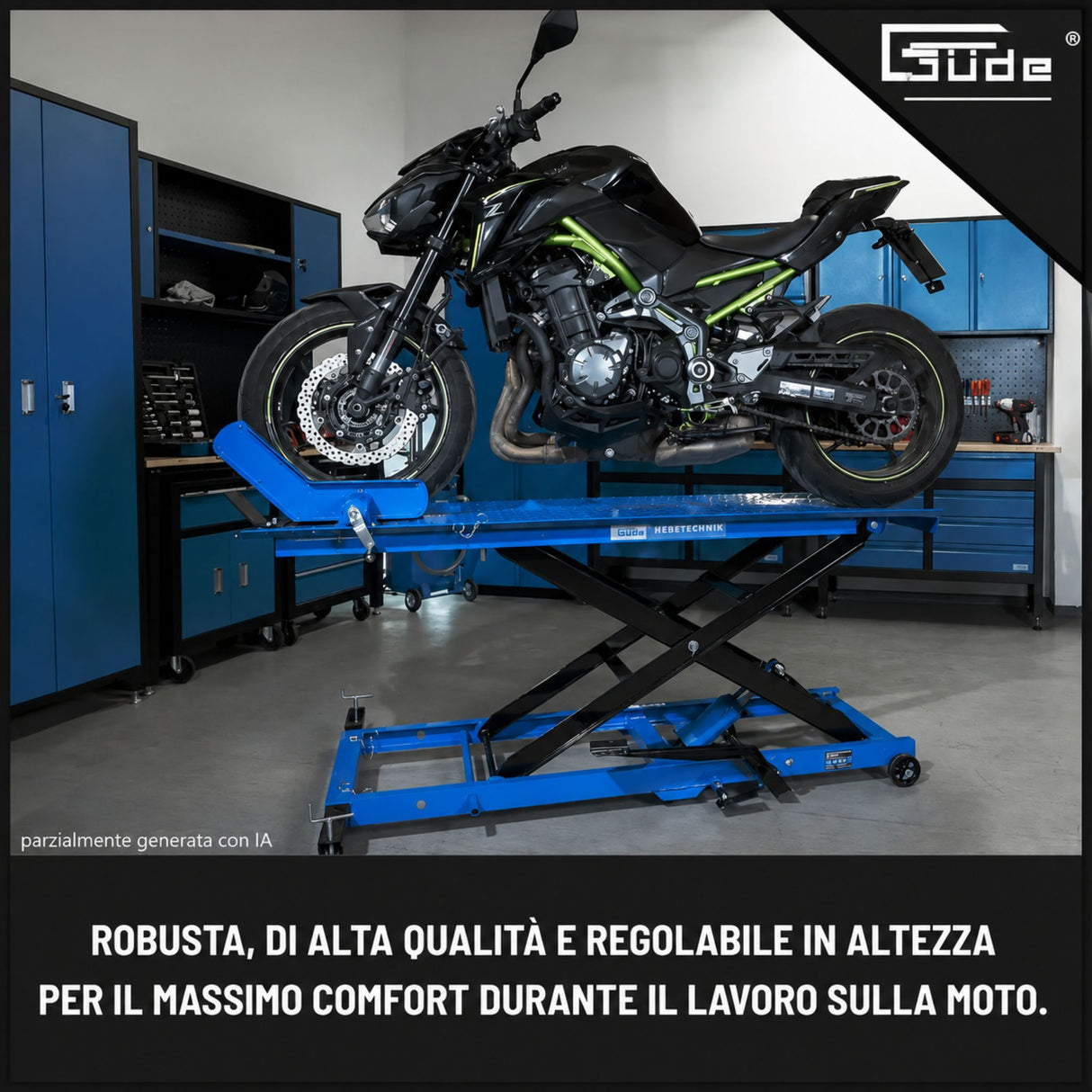 Ponte sollevatore motociclette Güde GMR 560