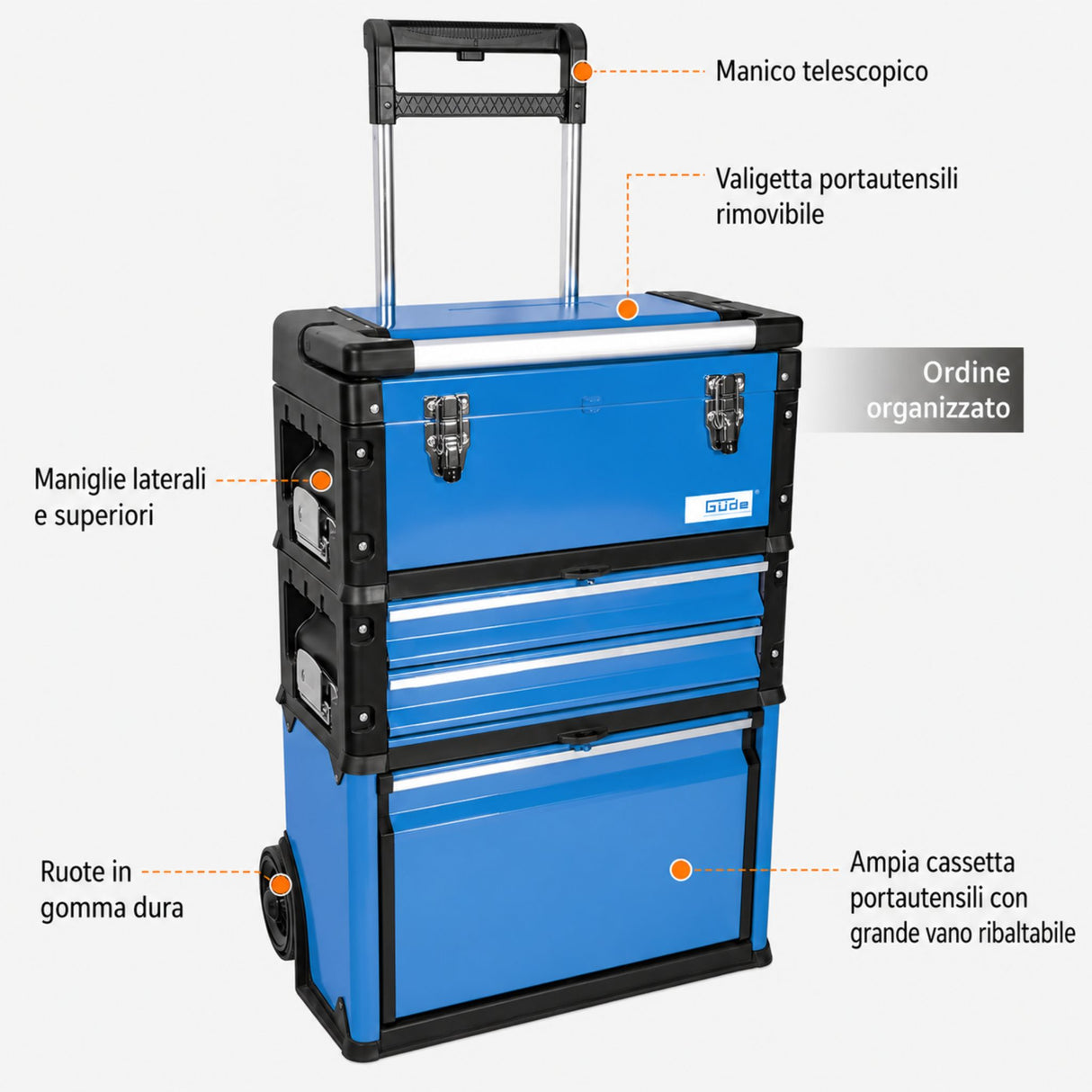 Carrello portattrezzi Güde GWZT 2/1