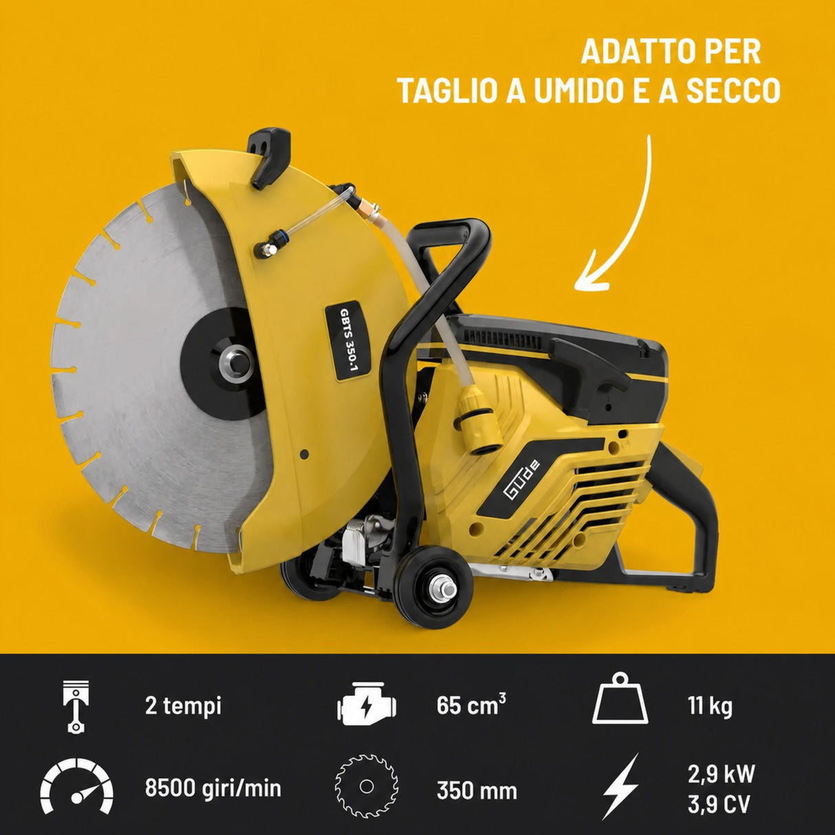 Troncatrice per calcestruzzo Güde GBTS 350.1