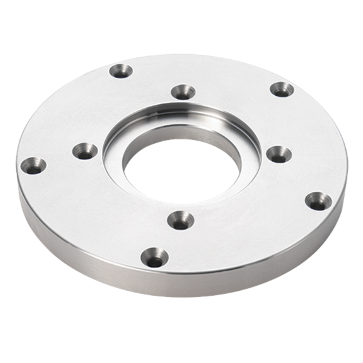 Anello piastra frontale Record Power da 126 mm per il fissaggio sicuro di semilavorati di grandi dimensioni su mandrini SC3 e SC4 con ganasce standard da 50 mm.