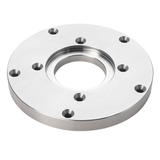 Anello piastra frontale Record Power da 126 mm per il fissaggio sicuro di semilavorati di grandi dimensioni su mandrini SC3 e SC4 con ganasce standard da 50 mm.