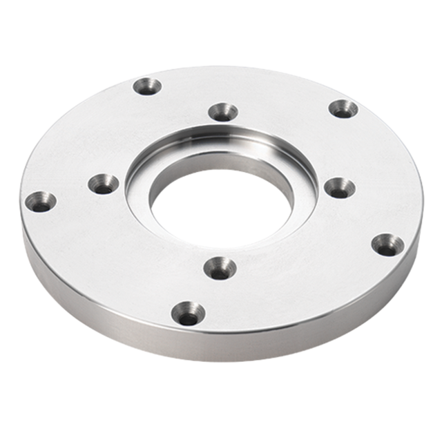 Anello piastra frontale Record Power da 126 mm per il fissaggio sicuro di semilavorati di grandi dimensioni su mandrini SC3 e SC4 con ganasce standard da 50 mm.