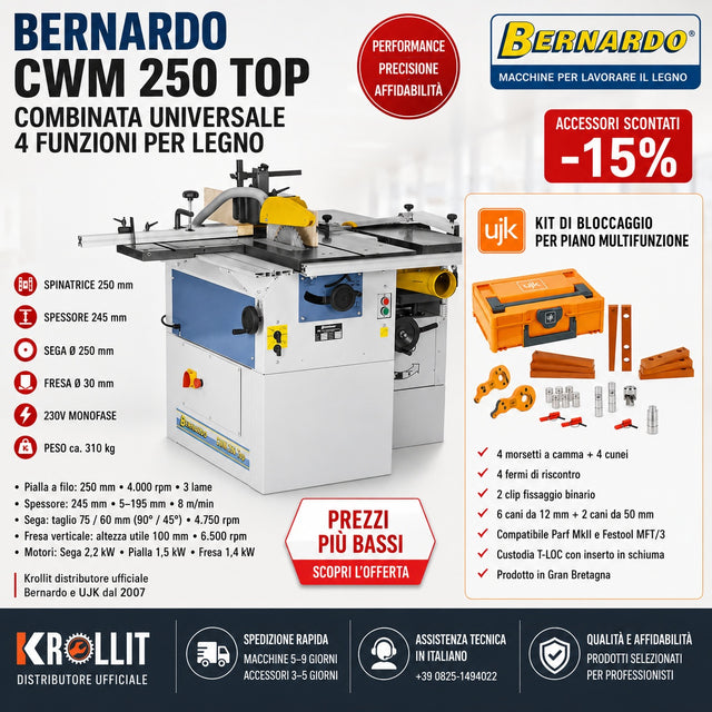 Combo Combinata Universale + Kit Bloccaggio Monofase
