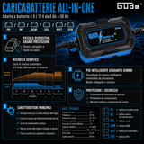 Carregador de baterias automático Güde GAB 12V/6V-1A
