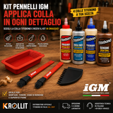 Kit pennelli cola em silicone IGM com cola Titebond à escolha