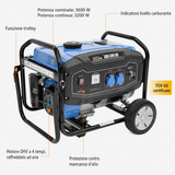 Generatore a benzina Güde GSE 4701 RS