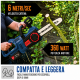 Utensile da giardinaggio Guede Motosega a batteria KS 18-401-30