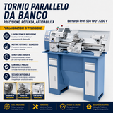 Torno para metal Bernardo Profi 550 WQV