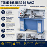 Torno Bernardo Profi 750 Vario / 230 V – Compacto com variatore