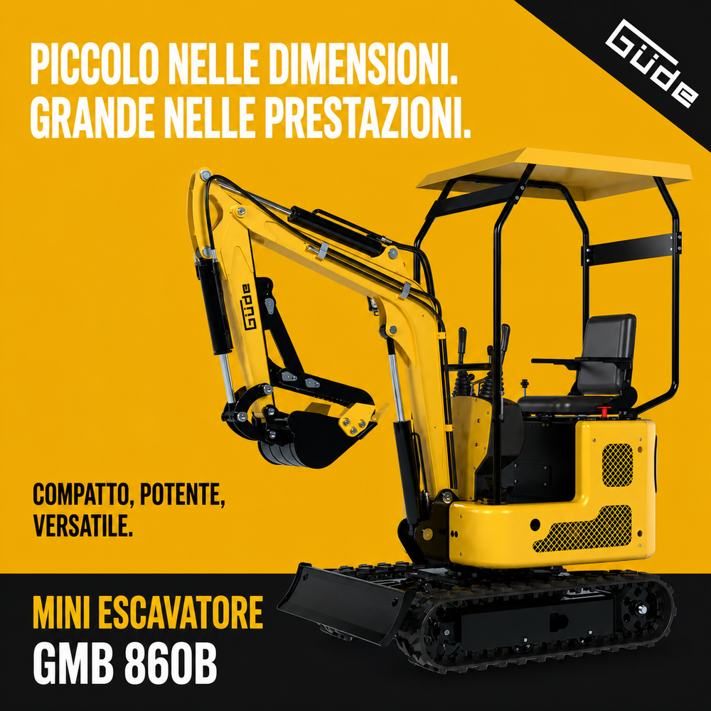 Güde Mini Escavatore GMB 860B