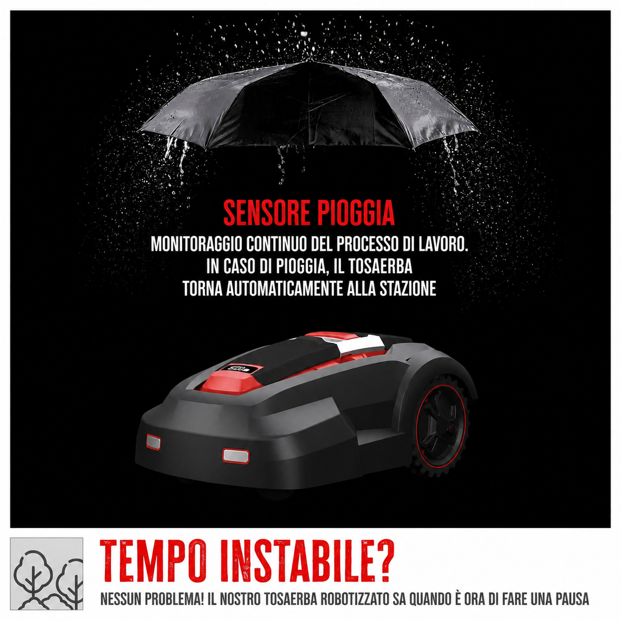 Utensile da giardinaggio Güde robot tagliaerba GRR 240.1