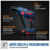Elettroutensile portatile Guede Martello perforatore a batteria BH 18-0