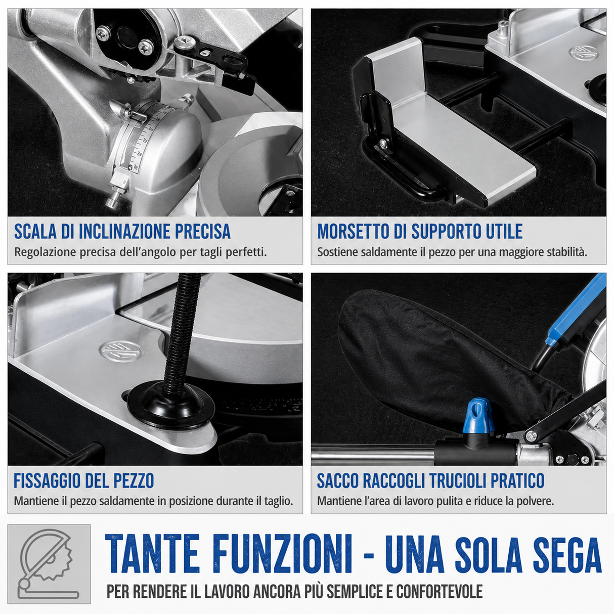Sega troncatrice Guede Güde GRK 2134.1 BSL