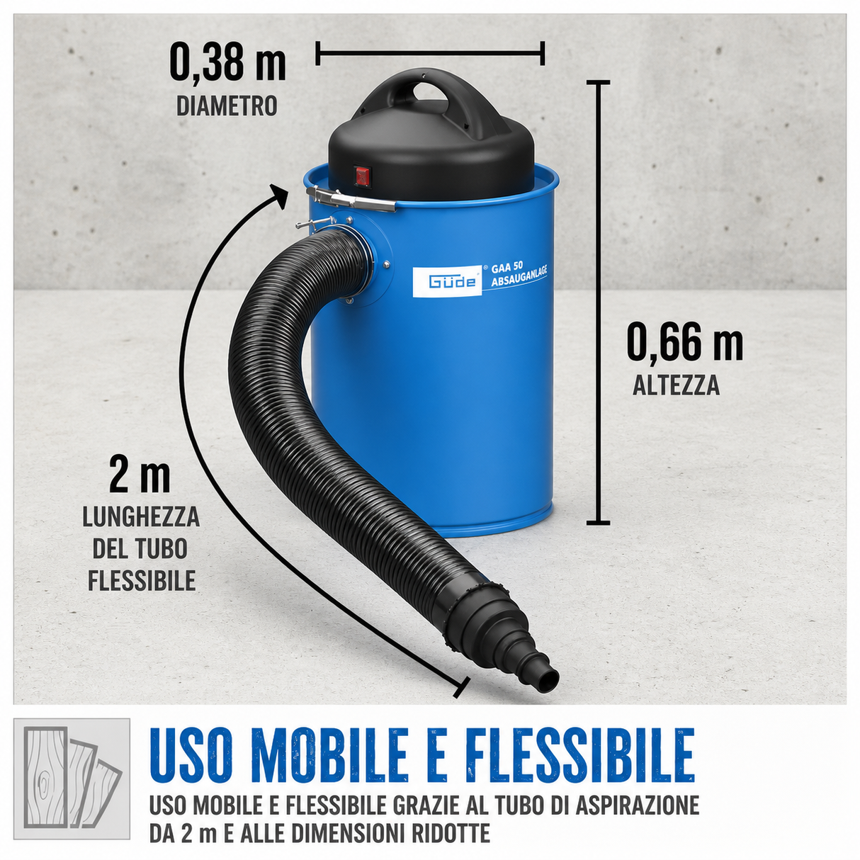 Aspiratore Guede GAA 50