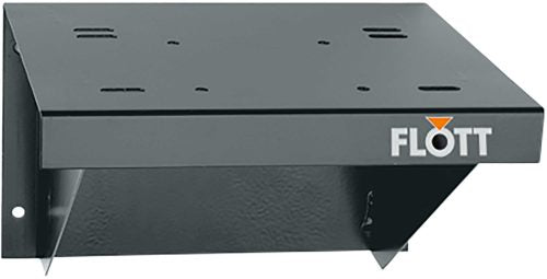 Console da parete Flott in metallo rinforzato, ideale per supportare accessori e ottimizzare lo spazio dell’officina.