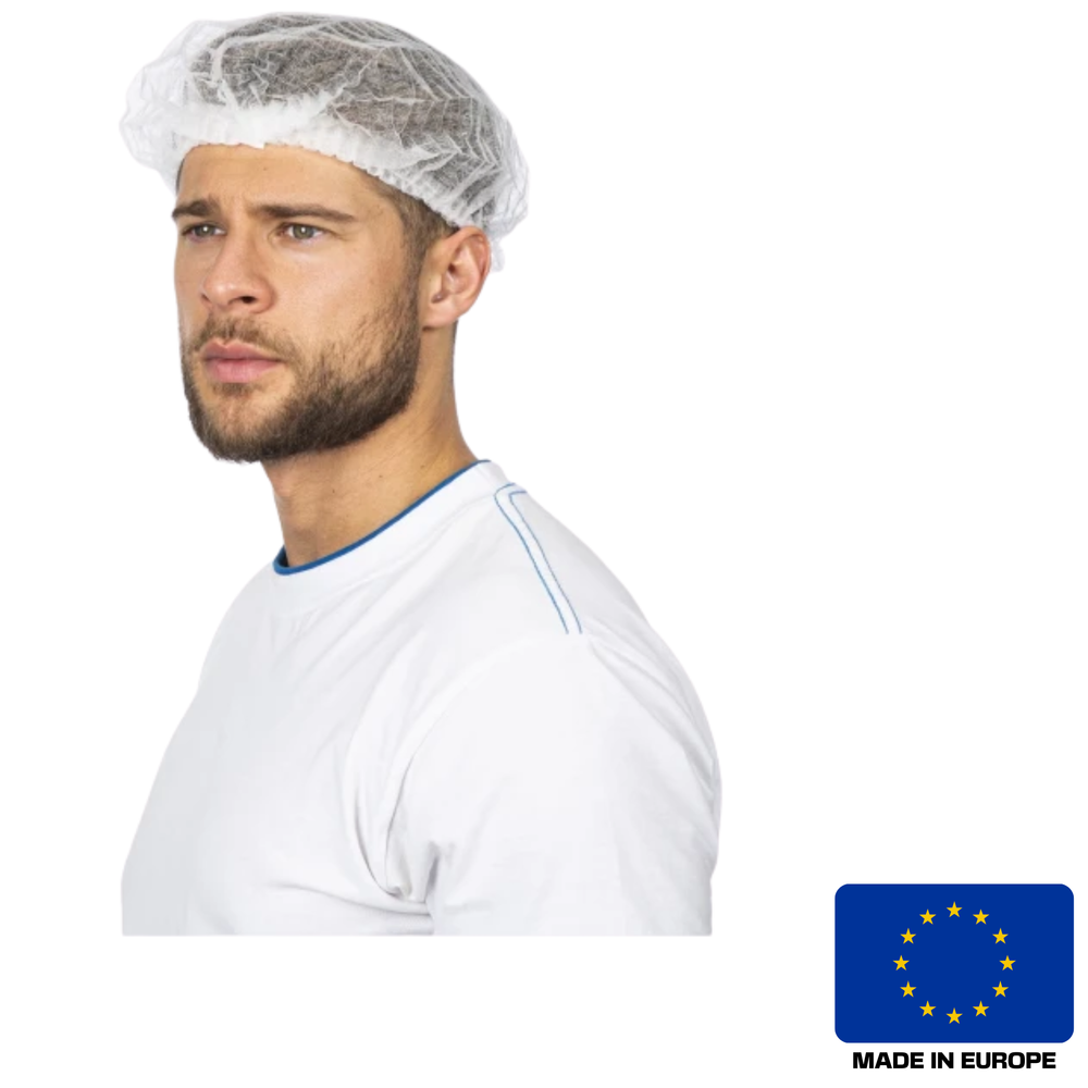 Dispositivo di protezione individuale Ardon Cuffia monouso in PP con clip ® ULA 100 pz.