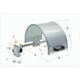 Dispositivi di protezione per torni PTO 03/400