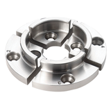 Ganasce standard Record Power da 50 mm con profilo a coda di rondine e design a becco di falco, ideali per ciotole di buon diametro e tornitura su perni.