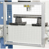 Griglia di protezione metallica modello GG-04 progettata per aumentare la sicurezza durante l’utilizzo di macchinari industriali.