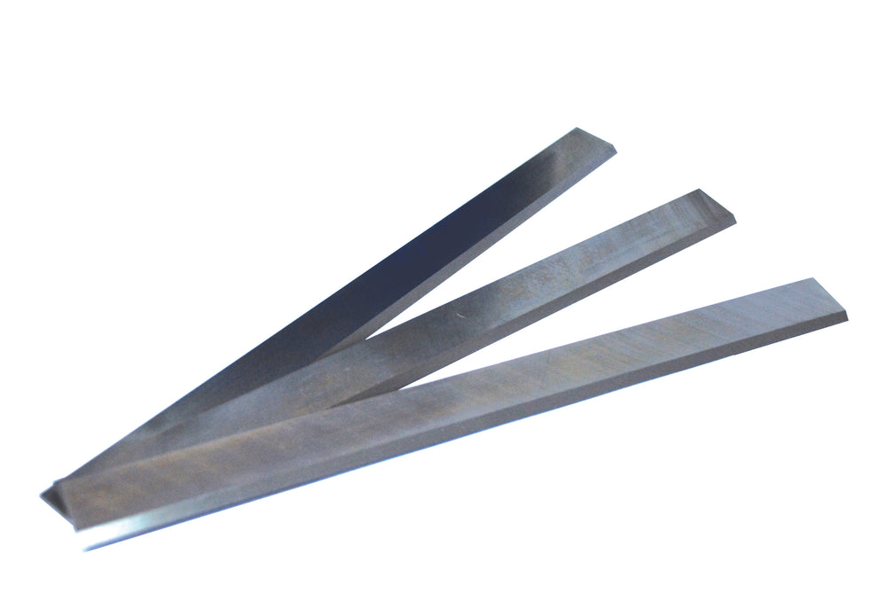 Set di 3 lame pialla HSS Record Power SD31/A da 310 mm, compatibili con pialle a filo e spessore PT310 e SD31.