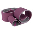 Set di 10 nastri abrasivi 2000x150 mm grana 40 per sgrossatura intensa su superfici ampie.