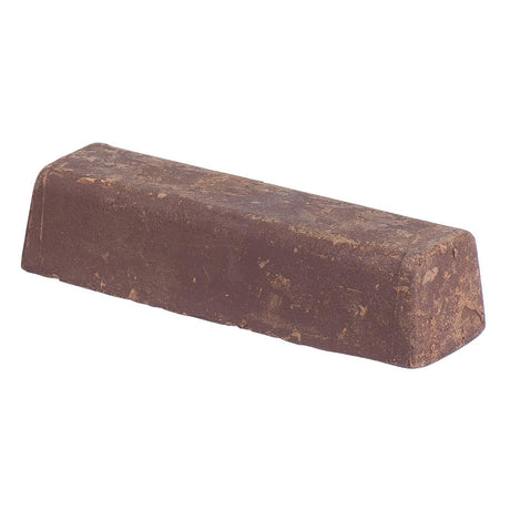 Barra di pasta abrasiva marrone Rekord 845 con tripolite, ideale per lucidatura delicata di alluminio, ottone e zama.