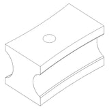 Pattino con diametro 13,8 mm e 10,5 mm compatibile con BM 42 A e BM 60 A, ideale per manutenzione e sostituzione professionale.