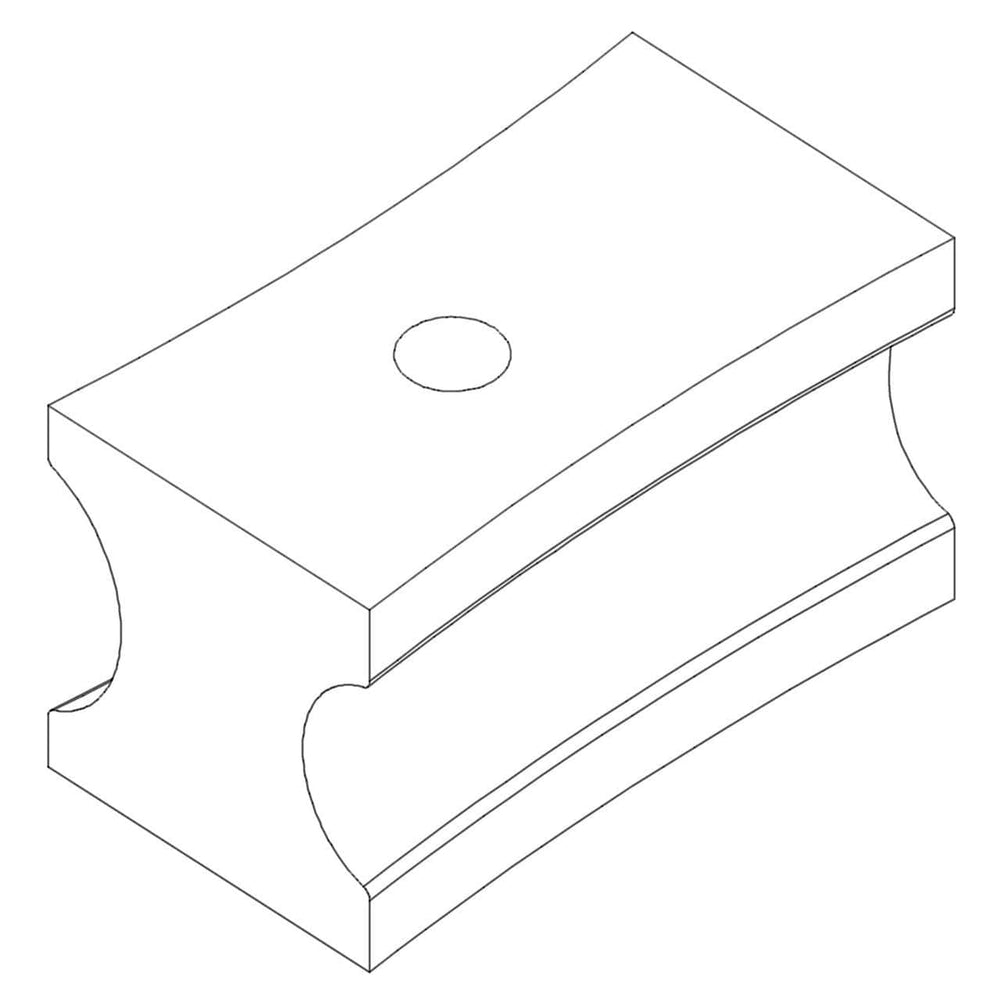 Pattino con diametro 25,4 mm e 31,8 mm compatibile con BM 42 A e BM 60 A, ideale per manutenzione e sostituzione professionale.