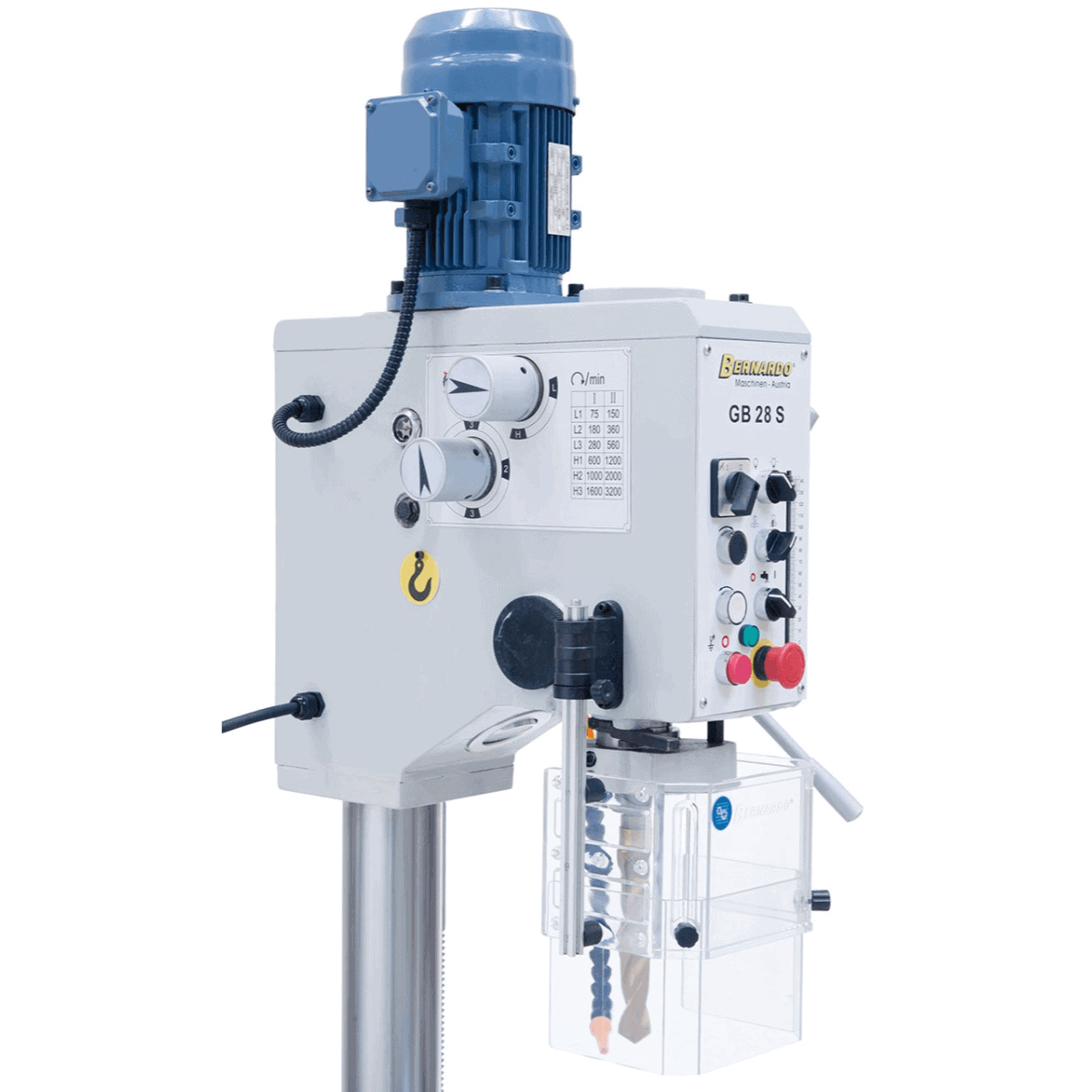 Trapano ad ingranaggi GB 28 S incl. impianto di refrigerazione